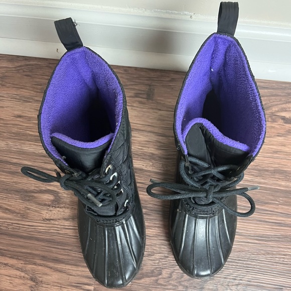 Sperry Top-Sider Gosling Quilted Duck Boots Size 8 Black 9289067 - Picture 5 of 11